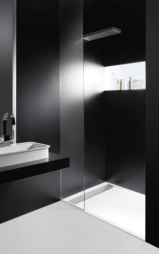 Rectangular shower base - ZERMATT - Repabad - recessed / flush / acrylic