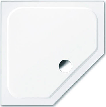 Corner shower base - TRENTO - Repabad - recessed / extra-flat / acrylic