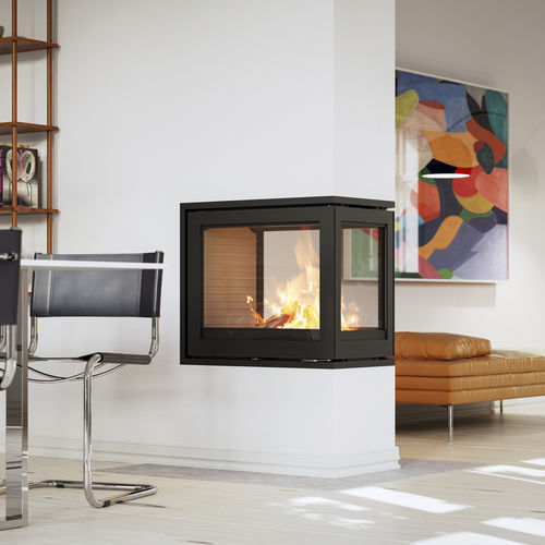 3-sided fireplace insert - Attika Feuer AG