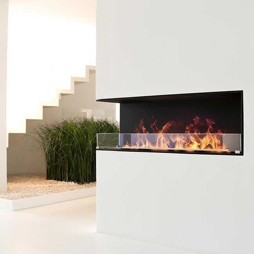Electric open hearth - Montreal - Attika Feuer AG - corner / 2-sided / steel