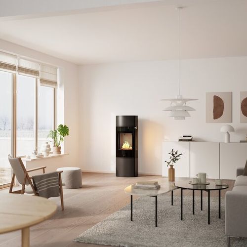 Bioethanol heating stove - CARO 130 BIO - Attika Feuer AG - 0 - 5 kW / free-standing / 3-sided