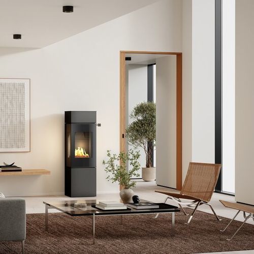 Bioethanol heating stove - NEXO 140 BIO - Attika Feuer AG - 0 - 5 kW / free-standing / 3-sided