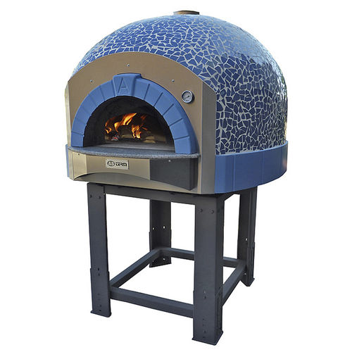 Commercial pizza oven - D100K - AS Term - wood-burning / free-standing / single-chamber