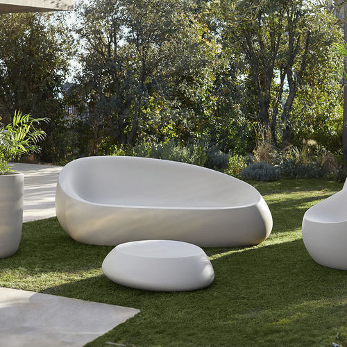 Original design sofa - STONES - VONDOM - garden / polyethylene / LED-illuminated
