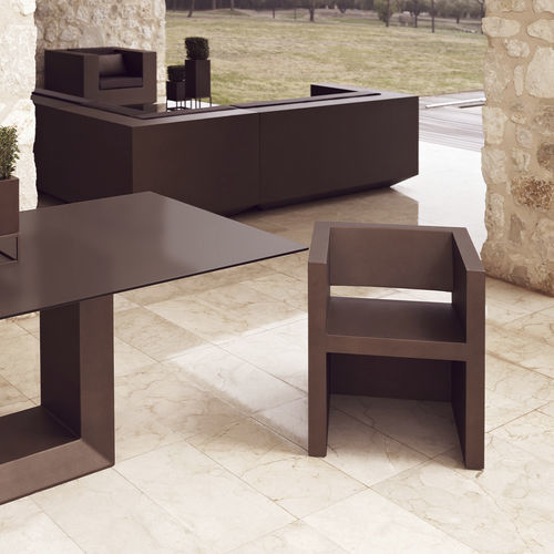 Contemporary chair - VELA - VONDOM - indoor / outdoor / polyethylene