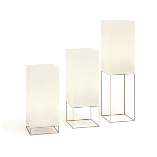 Floor-standing lamp - VELA - VONDOM - aluminum / rotomolded polyethylene / contemporary