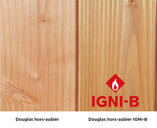 Douglas fir wall cladding panel - IGNI-B - PIVETEAU BOIS - for indoor use / for facade / for outdoor use