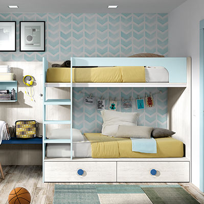 Bunk bed - OLDSCHOOL KIDS 84 - ROS 1 S.A. - double / contemporary / child's