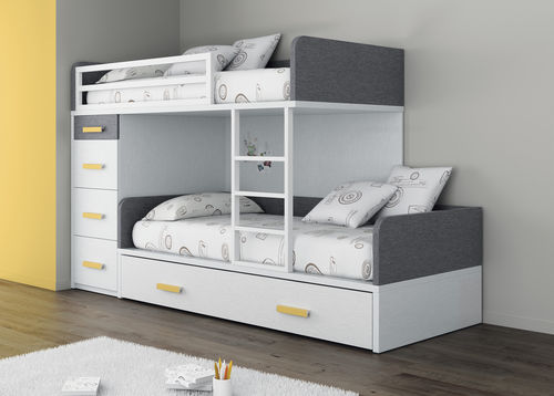 Bunk bed - TOUCH 52 - ROS 1 S.A. - single / contemporary / child's unisex
