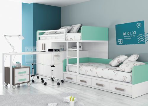 Bunk bed - TOUCH 53  - ROS 1 S.A. - single / contemporary / child's unisex
