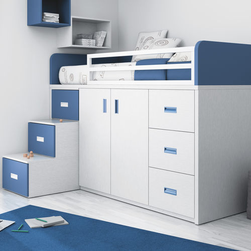 Single bed - TOUCH 56 - ROS 1 S.A. - contemporary / child's / boy's
