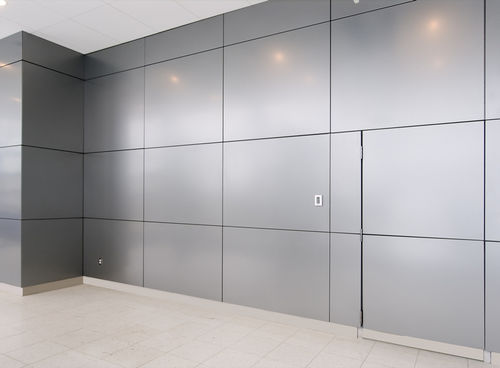 Metal wall-covering - Gordon - smooth / tertiary / panel