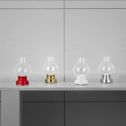 Table lamp - OFIR - ATELJE LYKTAN - aluminum / glass / contemporary