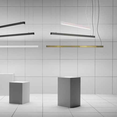 Hanging light fixture - MAMBA - ATELJE LYKTAN - LED / rectangular / IP20