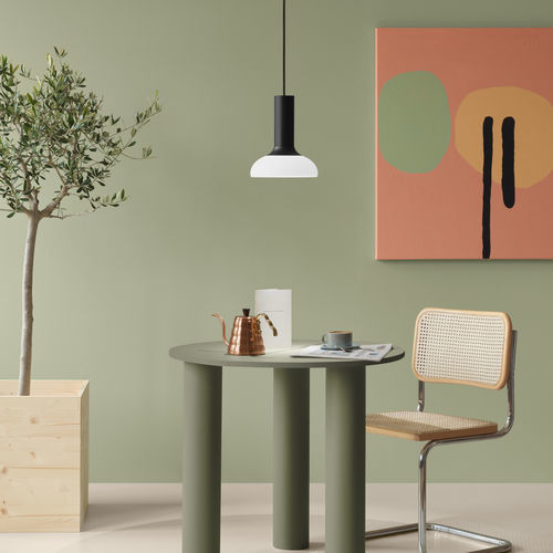 Pendant lamp - VESPER - ATELJE LYKTAN - glass / silicone / opal