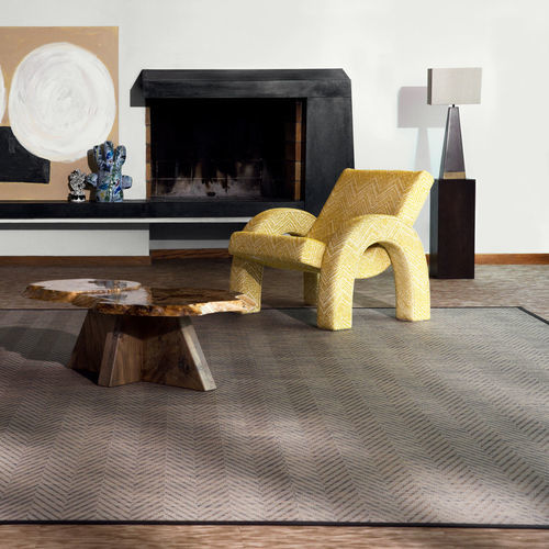 Contemporary rug - GRAPHIC - HERRINGBONE  - BOLON - geometric pattern / polyester / PVC