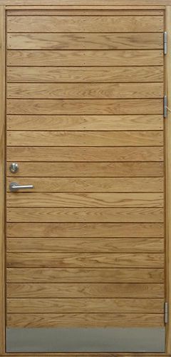 Exterior door - L&Aring;NG&Ouml; FSC - BOVALLS - oak / solid wood / swing