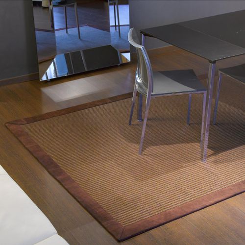 Contemporary rug - ELEGANCE : TAMILUX - NATURTEX - plain / cotton / jute