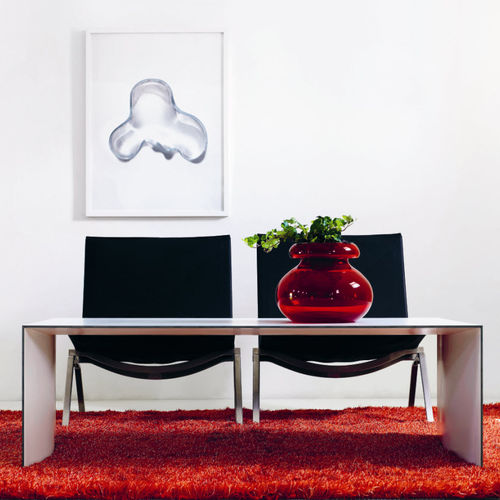Contemporary Coffee Table Thinner Karl Andersson Ash Laminate Rectangular - Red Modern Coffee Table Contemporary Coffee Table Thinner Karl Andersson Ash Laminate Rectangular - Red Modern Coffee Table