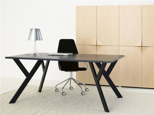 Contemporary desk - YPSILON - KARL ANDERSSON - oak / walnut / ash