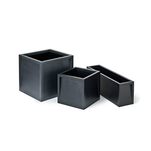 Sheet steel planter - Frame - NOLA INDUSTRIER - rectangular / square / contemporary