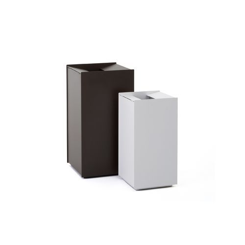 Public trash can - Foga - NOLA INDUSTRIER - recycling / powder-coated steel / outdoor