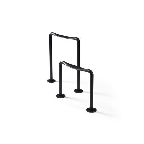 Floor-mounted bike rack - Paus - NOLA INDUSTRIER - for public space / powder-coated steel / aluminum