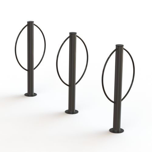 Floor-mounted bike rack - Goggle 2 - NOLA INDUSTRIER - for public space / galvanised steel / powder-coated steel