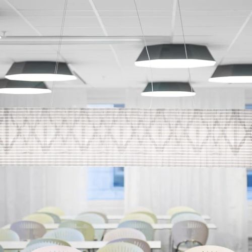 Contemporary ceiling light - UMBRELLA - ZERO - geometric / acrylic / opal