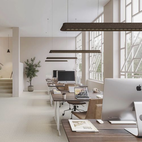 Hanging light fixture - CORKA LINEAR - ZERO - LED / linear / for indoor use