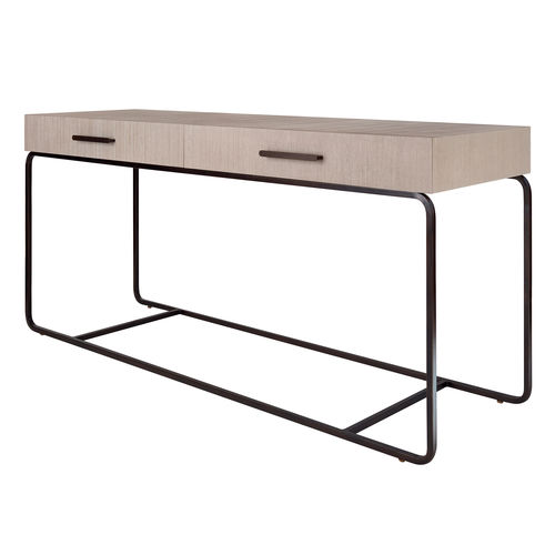Contemporary sideboard table - 7887-T72 - Thibaut - fabric / metal base / rectangular