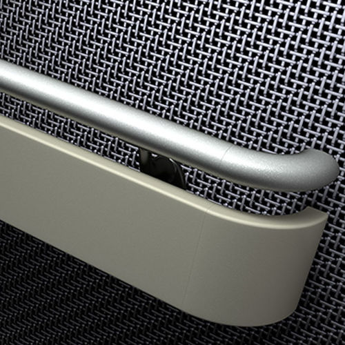 Aluminum handrail - P-OMAN - CS - Construction Specialties - stainless steel