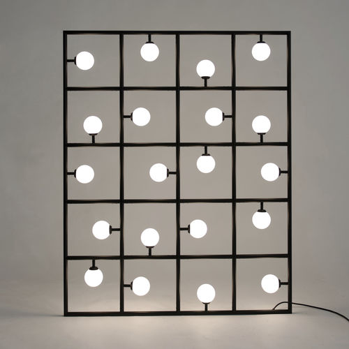 Floor lamp - SQUARES - Atelier Areti - aluminum / glass / contemporary