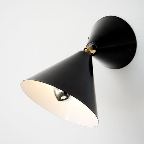 Contemporary wall light - CONE - Atelier Areti - indoor / brass / incandescent