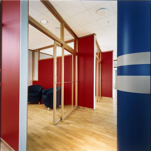 Glass wool suspended ceiling - COMBISON™ DUO A - Saint-Gobain Ecophon - tile / indoor / acoustic