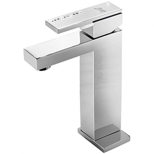 Washbasin mixer tap - AT2524M111SW - Marti 1921 - countertop / brass / Swarovski® crystal