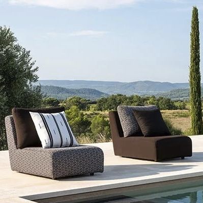 Upholstery fabric - KHAIMA  - DICKSON CONSTANT - solar protection / striped / Sunbrella®