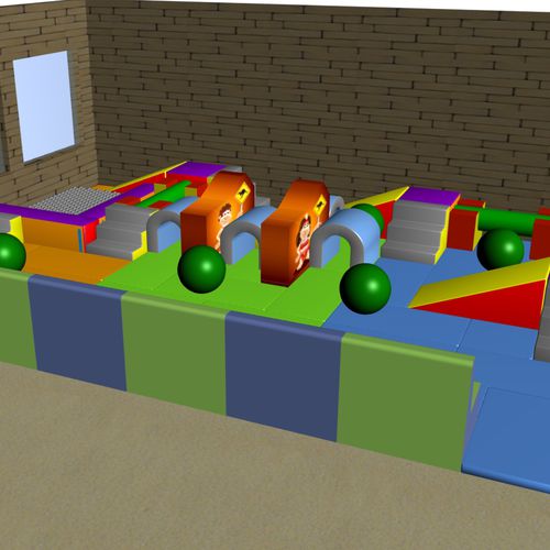 Foam foam motor skills parcourse - 2010.40. - Modugame - MG Sport