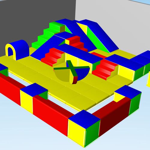 Foam foam motor skills parcourse - 2010.14 - Modugame - MG Sport
