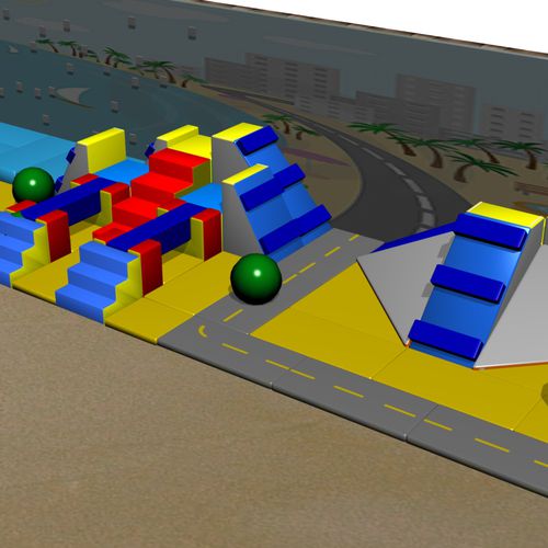 Foam foam motor skills parcourse - 2010.38 - Modugame - MG Sport