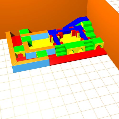 Foam foam motor skills parcourse - 2010.27 - Modugame - MG Sport