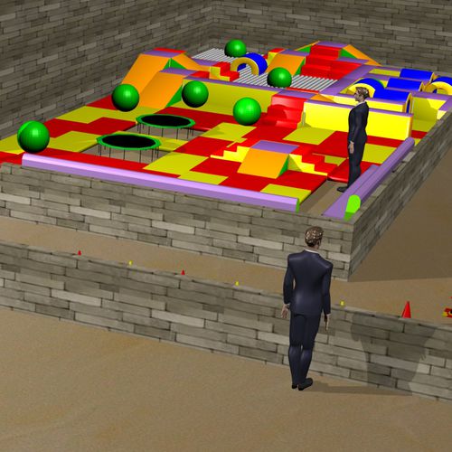 Foam foam motor skills parcourse - 2010.11 - Modugame - MG Sport