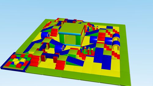 Foam foam motor skills parcourse - 2010.31 - Modugame - MG Sport