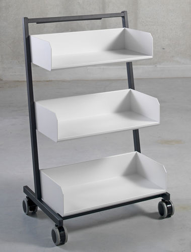 Book trolley - KORYTEM - DPC - office / wooden
