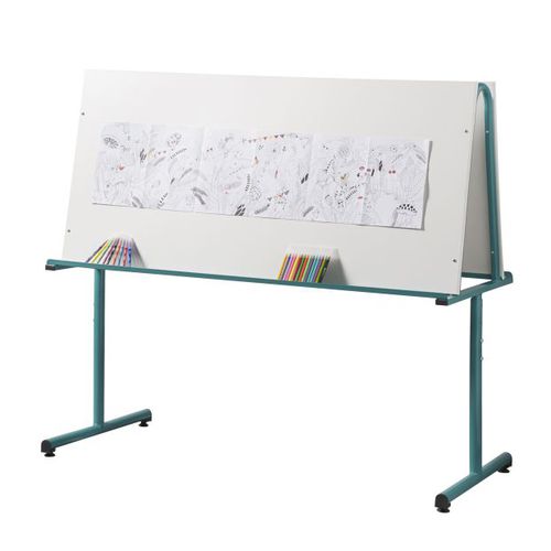 Easel display panel - MATERNELLE - DPC - wall-mounted / with long legs / indoor