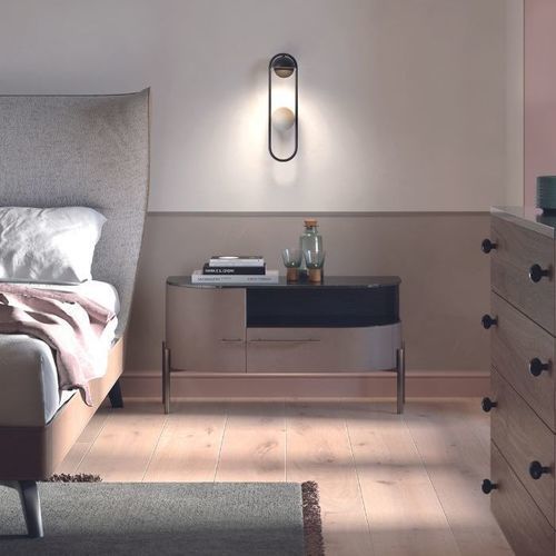 Contemporary wall light - LUPPITER A1 ALABASTER - Masiero - indoor / painted metal / alabaster
