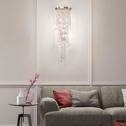 Contemporary wall light - A 8/30/103 - Masiero - indoor / metal / glass