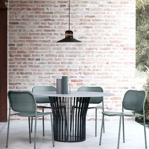 Pendant lamp - CORDEA S G - Masiero - painted metal / rubber / contemporary