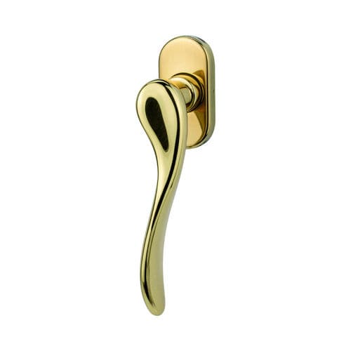 Tilt-and-turn window handle - Claudia Standard - REGUITTI - brass / traditional / home