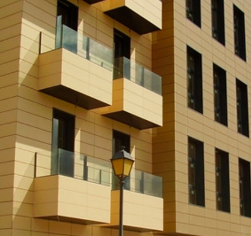 Ventilated facade cladding - FVC28 - S1R - FAVETON - panel / ceramic / interlocking